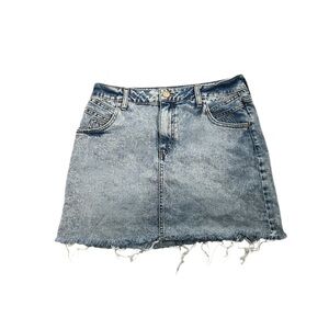 Wild Fable Distressed Denim Mini Skirt